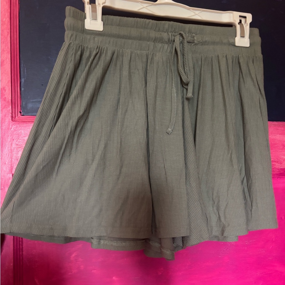 Fashion Nova High Waist Olive Shorts